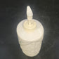Pfaltzgraff April Soap Lotion Pump Dispenser 6.5" Ceramic Floral Basketweave Vtg