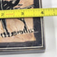 Hand Painted Solid Stone Tile 4"x4"x1" Giraffe & Elephant on Each Side