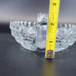 Fostoria American Relish Boat Divided Clear Glass Cubist Dish 11 Inch