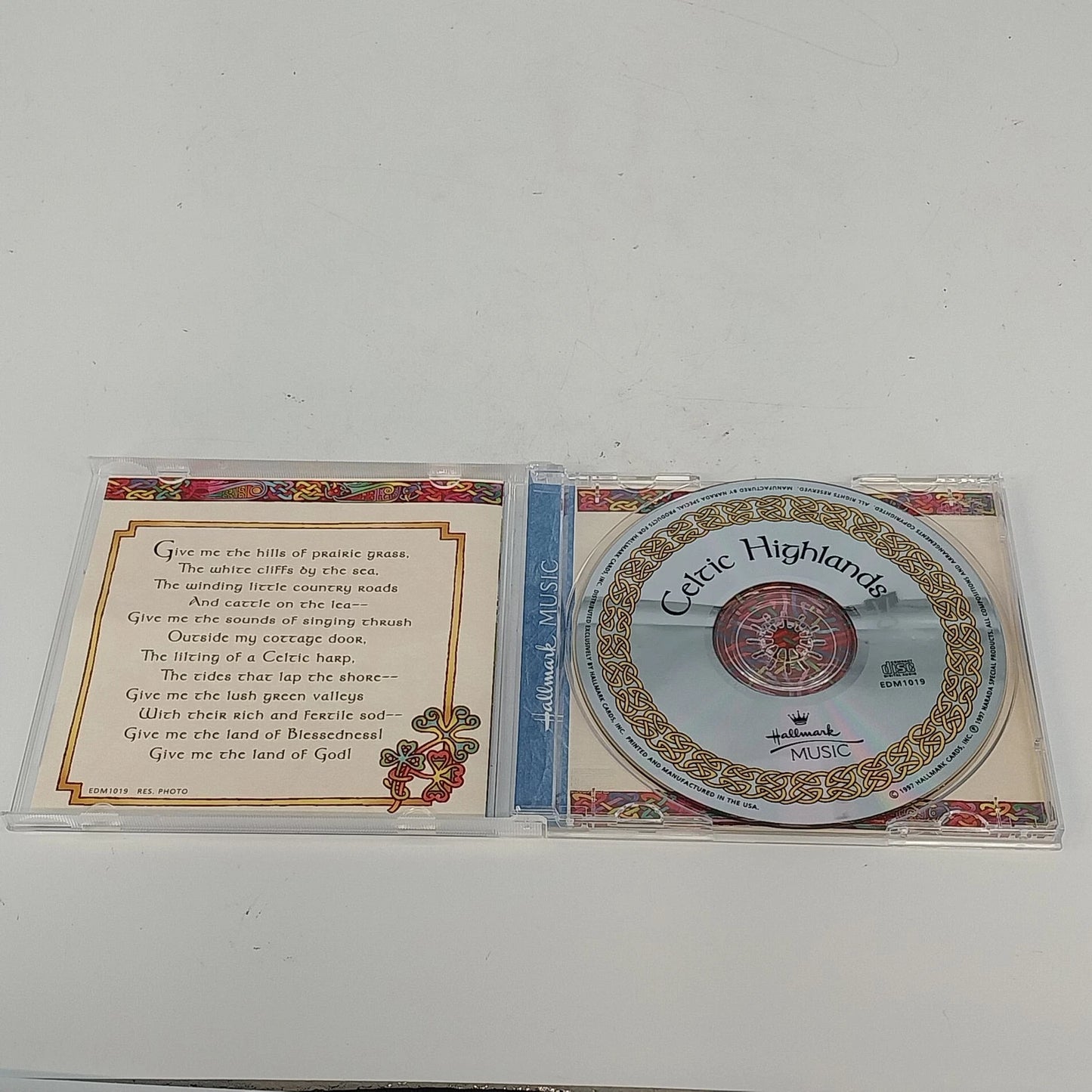 Hallmark The Celtic Highlands CD Various Artists Instrumental Celtic 1997
