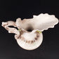 Capodimonte Italy Ceramic Pitcher Vase Pink Roses Ornate Porcelain Vintage