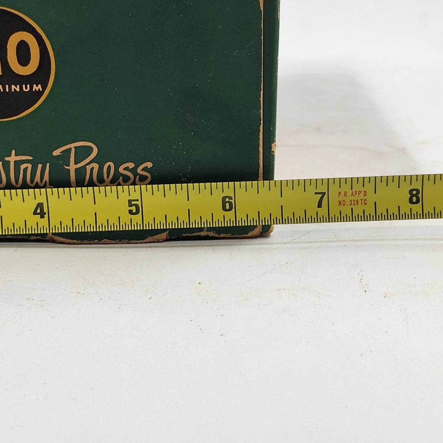 Mirro Cooky Pastry Press No 358 AM Aluminum Set 11 Discs 3 Tips Book with Box