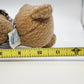 OshKosh B'gosh Teddy Bear Stuffed Plush Hickory Stripe Overalls 12" Vintage 1987