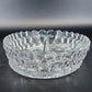 Fostoria American Oval Relish Dish Clear Glass 3-Part Cube Pattern 10.5" Vintage