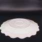 Cracker Barrel Blue Floral Serving Platter Scalloped Porcelain Transferware