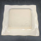 Prairie Dog Pottery Black Newfoundland Christmas Lights Square Plate 9.25" Holly