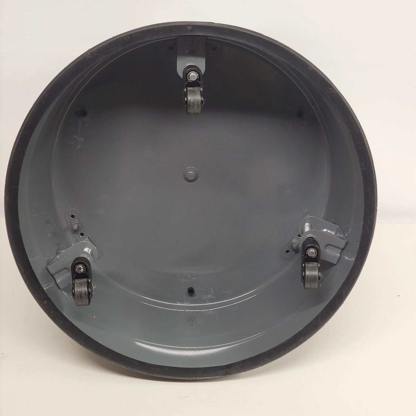 Vestil Gray Steel Rolling Step Stool 2-Step 500 lb Capacity Industrial Made USA