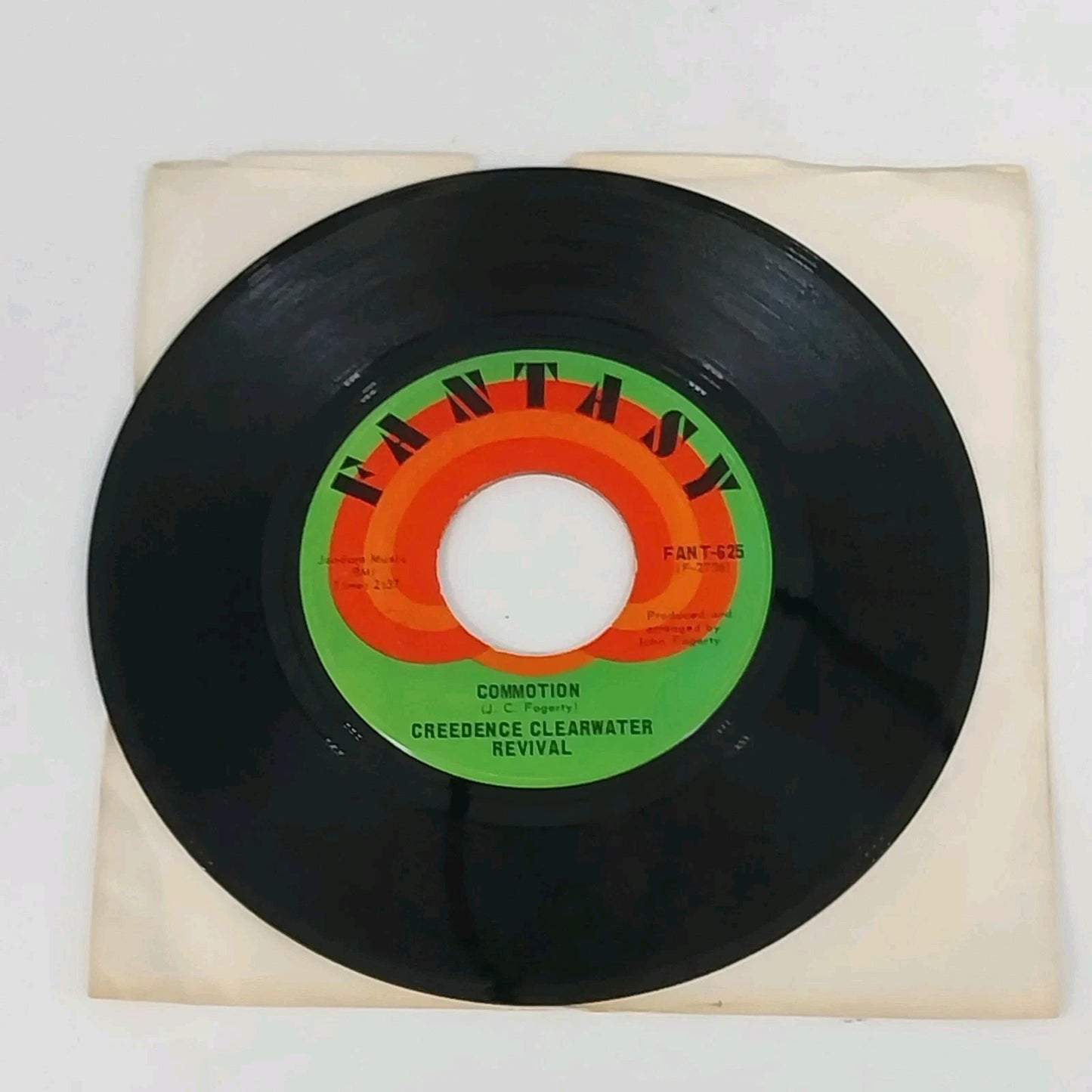 CCR Commotion 45 RPM Vinyl Green River Fantasy Records 1969