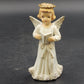 Lefton Choir Angel Singing Reading Book Figurine Porcelain Japan 6.25" Tall Vtg