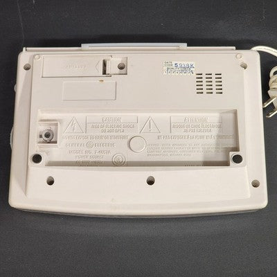 Cream Digital Alarm Clock Radio Night Light GE Softlite 7-4657A Vintage Works