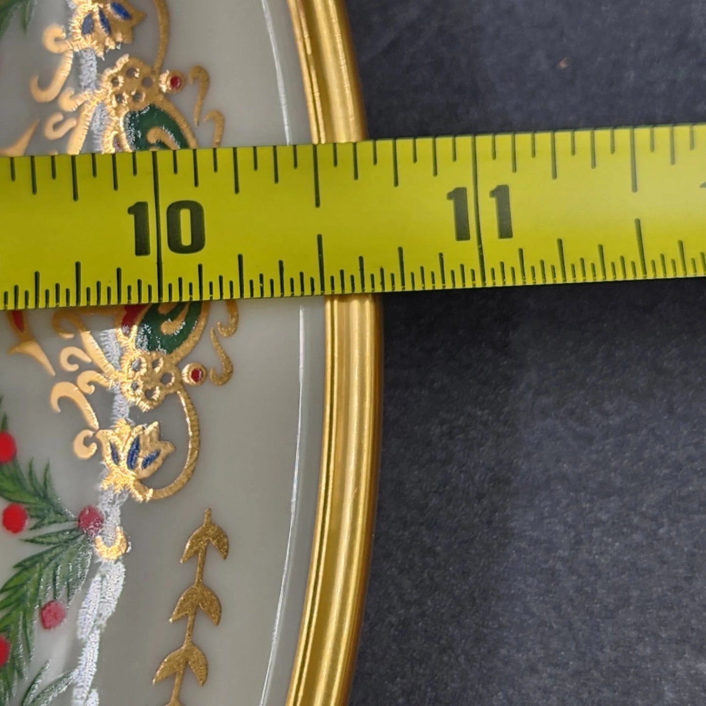 Lenox Annual Plate 1996 Russia Christmas Trees Around the World Limited Edition