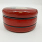 Japanese Lacquerware Bento Box Red Black Tiered Food Container Traditional