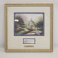 Thomas Kinkade Hidden Gazebo Accent Print 1996 Framed & Matted w COA Mark 6:31