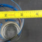 Pepsi-Cola 12oz Drinking Clear Glass 6.25" Stained Glass Tiffany Style Vtg 1970s
