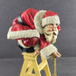 Santa Up A Ladder Hand Crafted Figurine from Saturday Evening Post Dec 20 1930