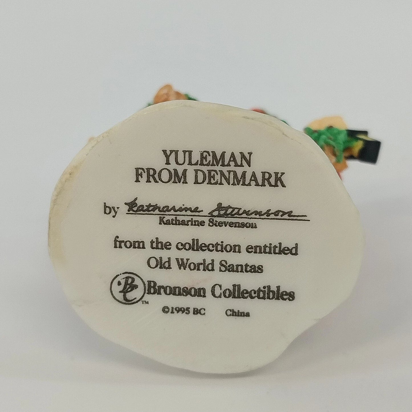 Bronson Yuleman From Denmark Old World Santas Resin Figurine 4" 1995 Vintage