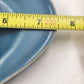 Rookwood Teal Trinket Dish Ashtray Art Pottery Abstract Shaped Glossy 7" x 7.5"