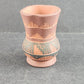 Navajo Red Clay Pottery Etched 3" Miniature Vase Signed J Hayes Native American