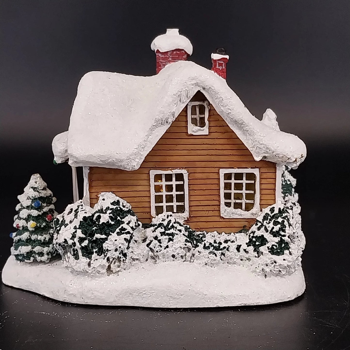 Thomas Kinkade Childhood Home Lighted Christmas Cottage