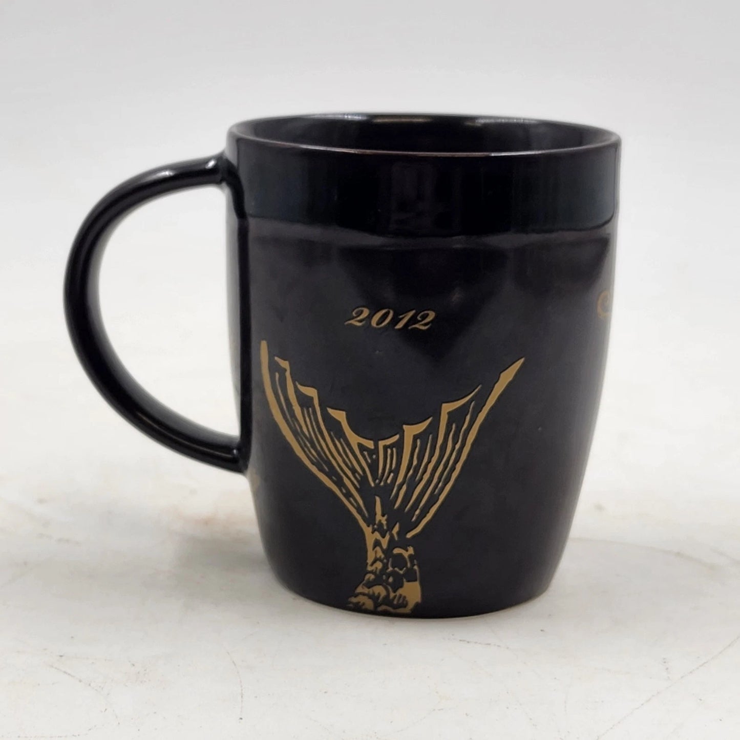 Starbucks Siren Mermaid Mug 2012 Anniversary Brown Copper 12 oz Coffee Cup