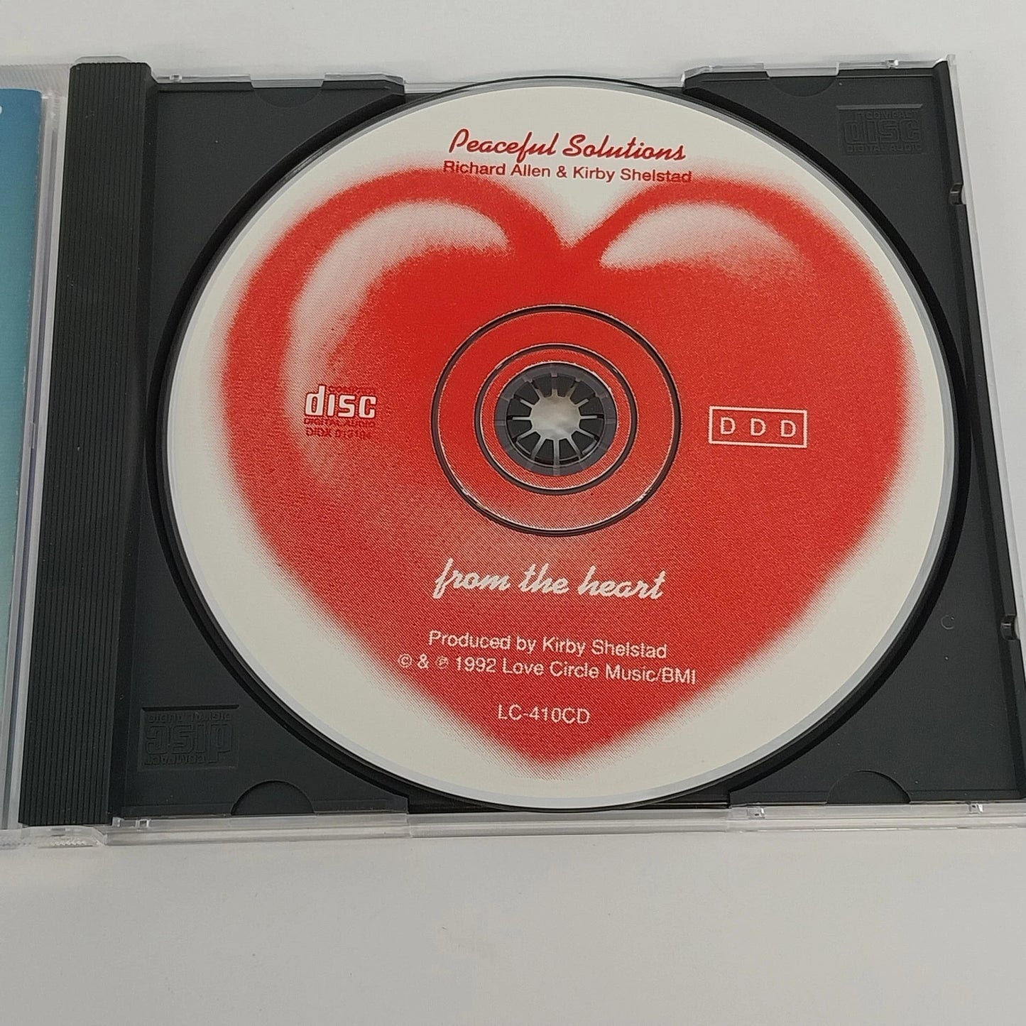 Peaceful Solutions From the Heart CD Richard Allen Kirby Shelstad New Age 1992