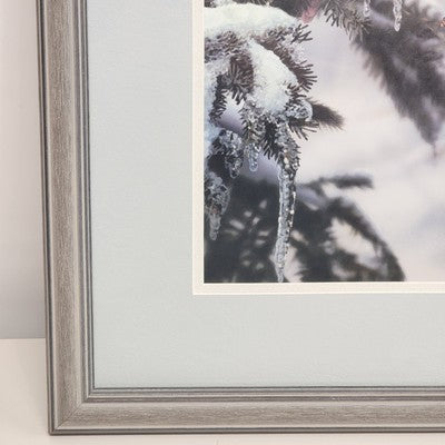 Russell Cobane Nature's Jewel Cardinal in Snow Art Print Framed 20" x 24" Signed