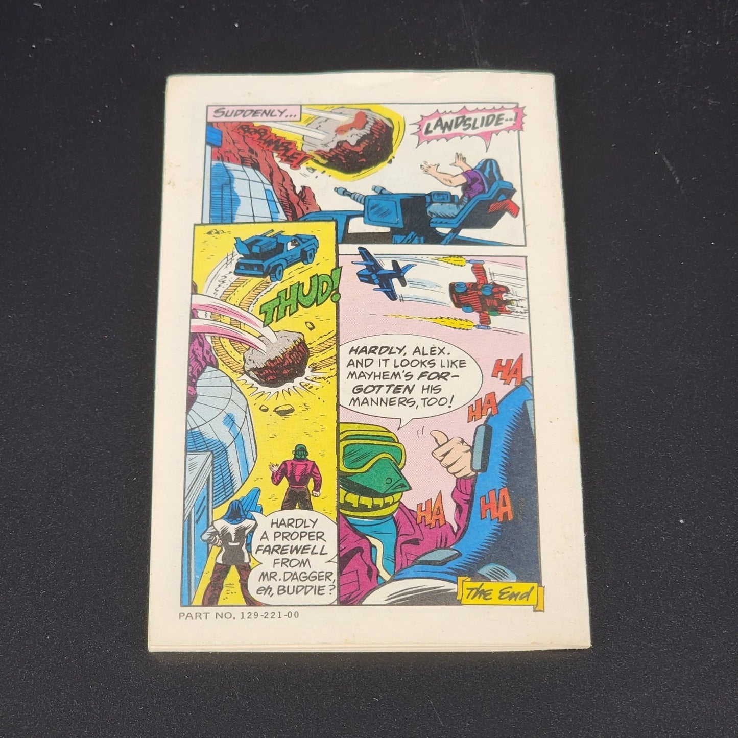 Kenner DC Super Power Collection Mini Comic Mask Assault on Boulder Hill #3 1983
