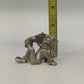 Rawcliffe P Davis Pewter Clown Under Umbrella Circus Figurine 2.25" 1979