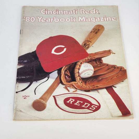 Cincinnati Reds MLB Yearbook 1980 Magazine Vintage Baseball Collectible Vintage