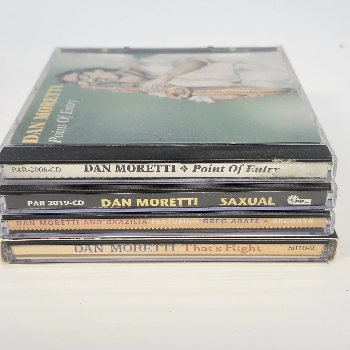 Dan Moretti Jazz 4 CD Point of Entry Saxual That's Right Live at Chan's 1990's