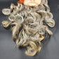 Halloween Witch Wall Decor Nylon 32”x12 Sculpted Cloth Face Doll Unique Handmade