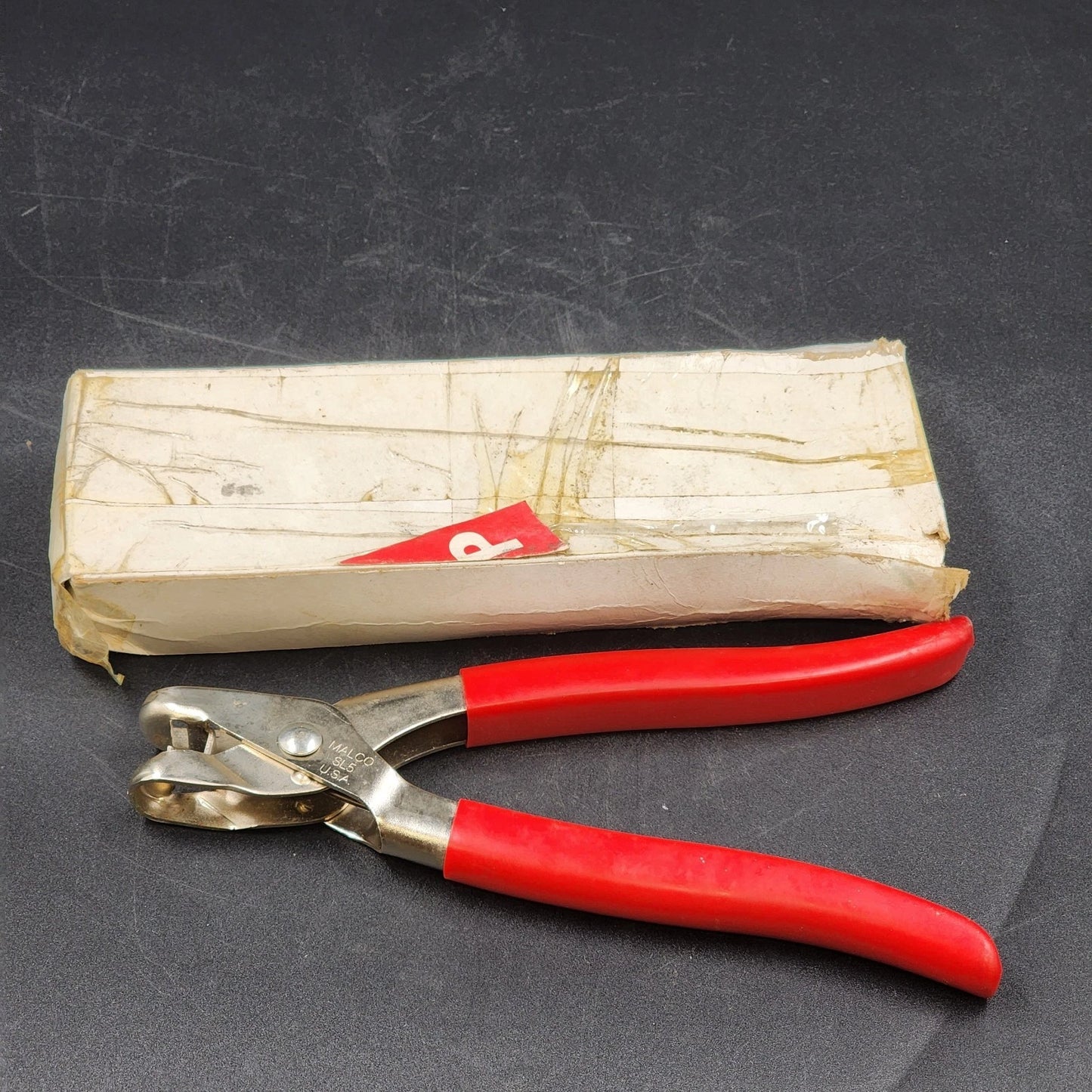 Malco SL-5 Snap Lock Punch Vinyl Aluminum Siding Tool Made in USA with Box Vtg