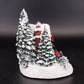 Thomas Kinkade Country Christmas Homecoming Cottage Lighted