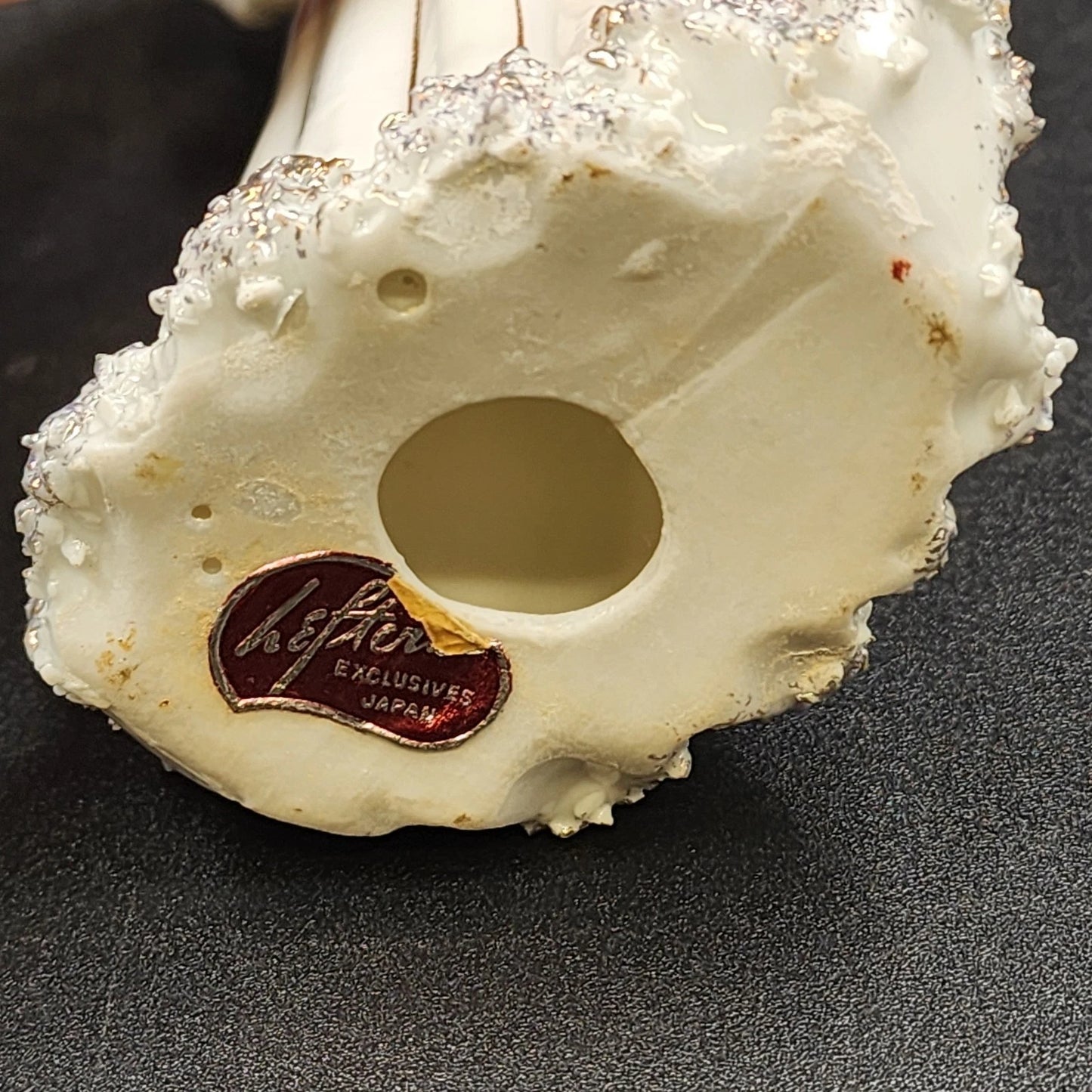 Lefton Choir Angel Singing Reading Book Figurine Porcelain Japan 6.25" Tall Vtg