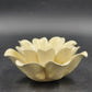 Studio Art Flower Figurine Glossy Porcelain Handmade Decor Marked Ceramic