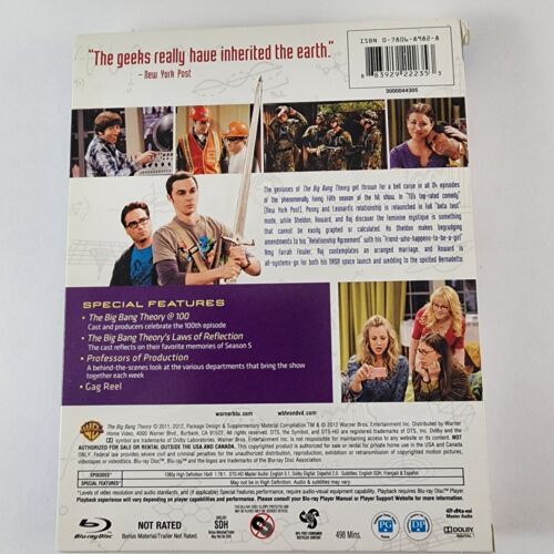 The Big Bang Theory The Complete Fifth Season Blu-Ray + DVD + Ultraviolet 2011