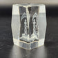3D Laser Etched Crystal Paperweight Lighthouse Leaping Marlin