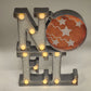 NOEL Sign Mr Christmas Illuminated Marquee Letters Indoor/Outdoor Decor China