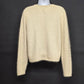 Xhilaration Women's Cream Angora Rabbit Hair Sweater Lg Hook-Eye Front Cardigan