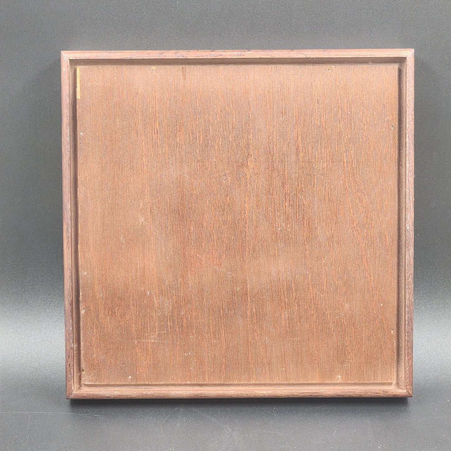 Clear Acrylic Display Case 10x10x23" Display Box with Wood Base Collectible USED