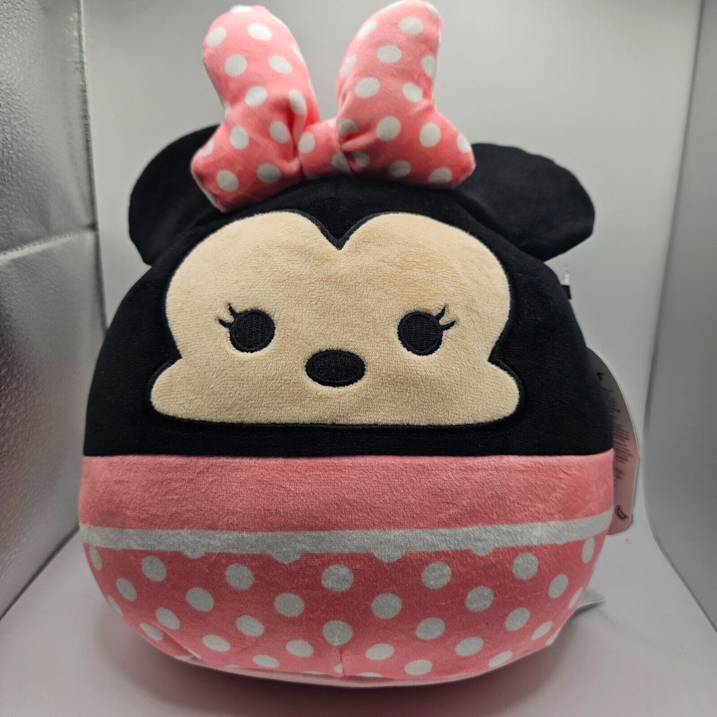 Squishmallows Minnie Mouse Jazwares Disney NEW Baby Pink White 8" Tall Tag NWT