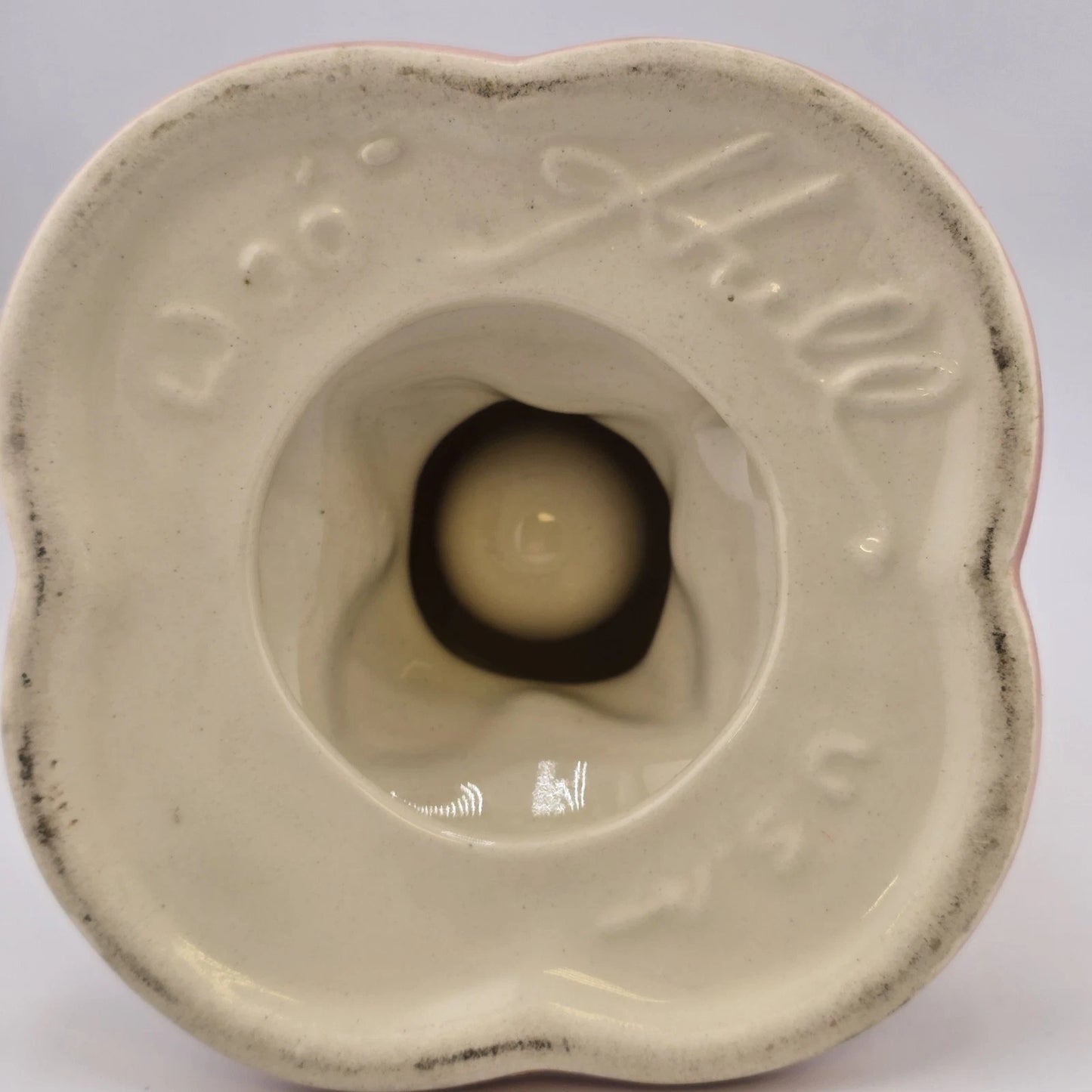 2pc Hull Pottery Woodland Candlesticks W30 Single Holder Pink Chartreuse Glossy