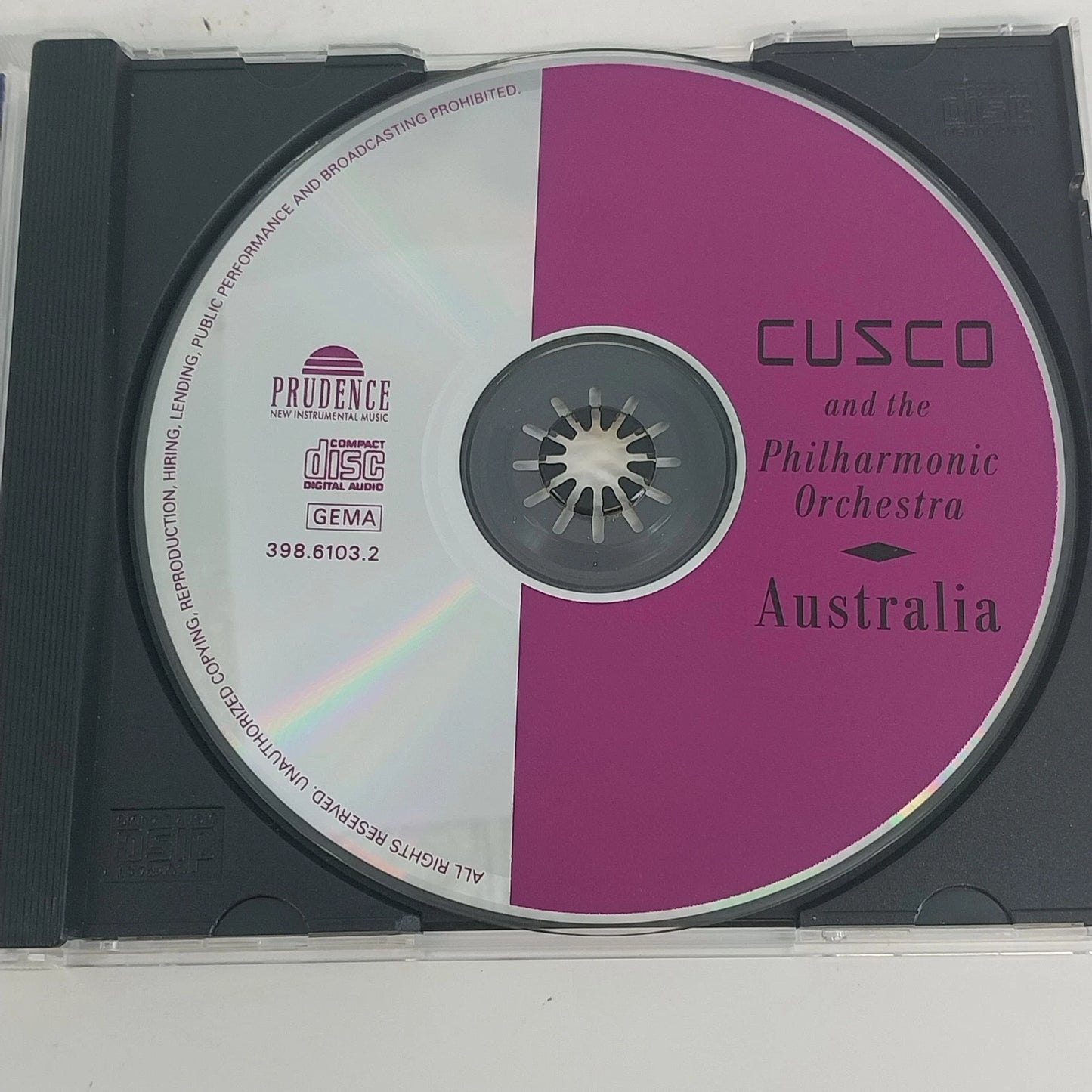 Cusco Australia CD 1993 Prudence Munich Philharmonic New Age Instrumental