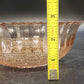 Indiana Glass Tiara Sandwich Pink Pressed Glass Bowl 7" Fluted Scalloped Vintage