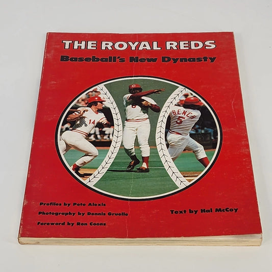 The Royal Reds Baseball's New Dynasty Book by Hal McCoy 1977 The Big Red Machine