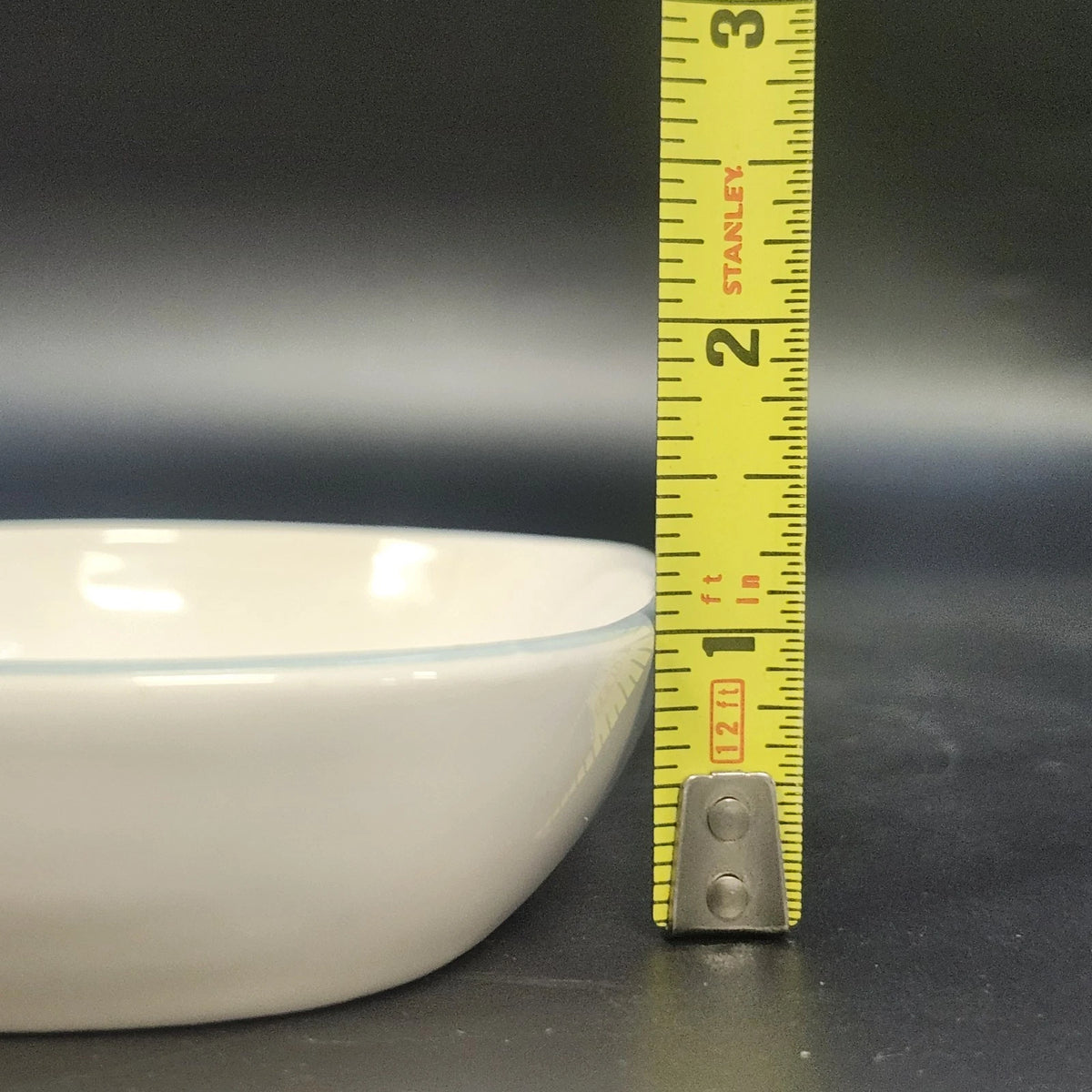 Pfaltzgraff April Casserole Dish 7" Rectangular Baker Floral Stoneware USA Vtg