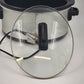 Hamilton Beach Portable Slow Cooker Crock Pot 6 Quart Black Silver 33665 10"x7"