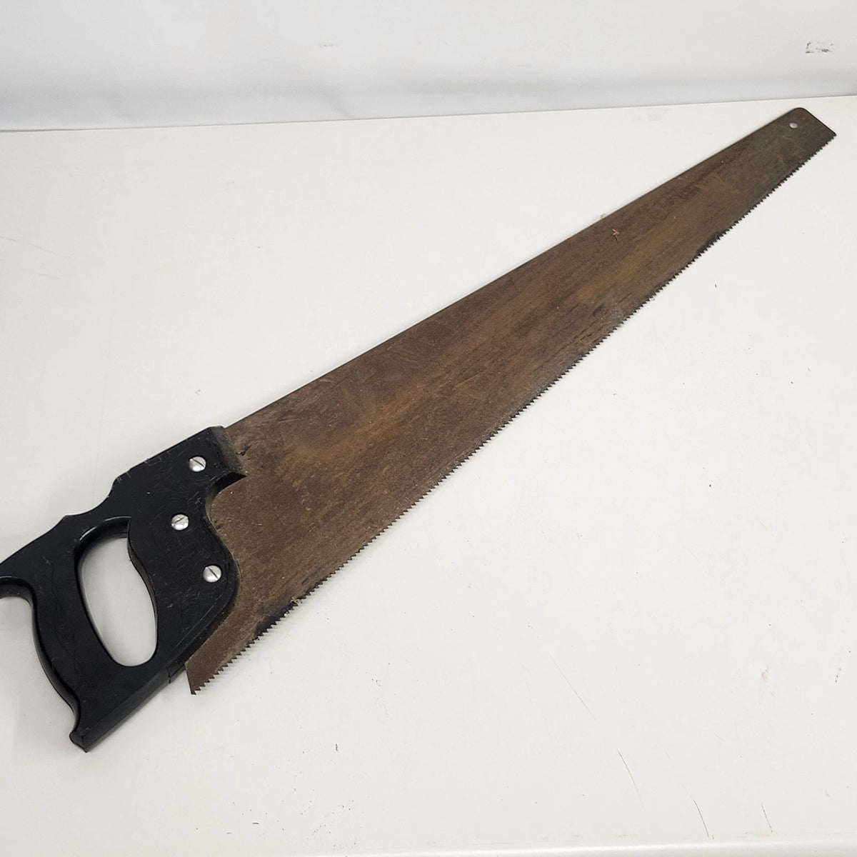 Disston Challenger II 26" Crosscut Hand Saw 8 Point Black Handle Vtg USA Tool