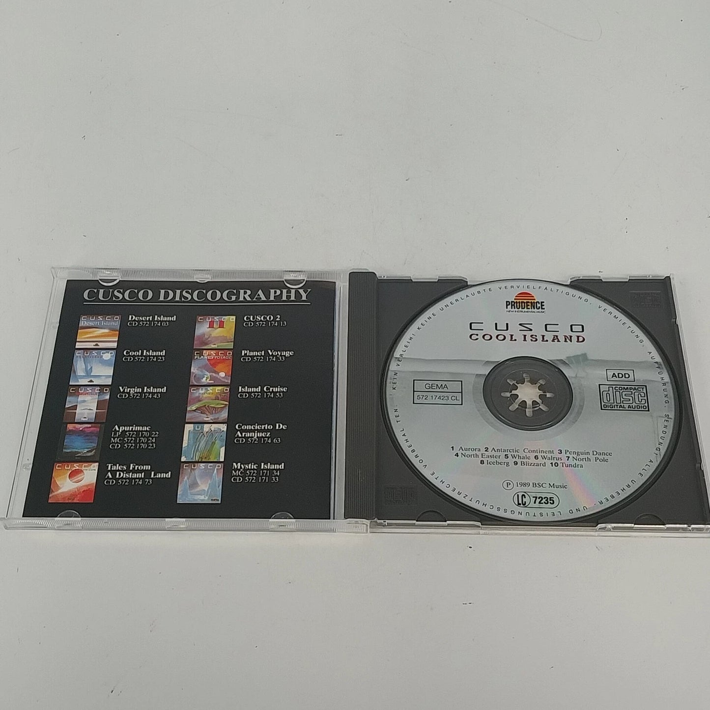 Cusco Cool Islands CD 1989 Prudence Ambient New Age Electronic Prog Rock