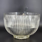 Colony Starlight Glass Punch Bowl 11" with Plastic Ladle 13" Vintage Mid Century
